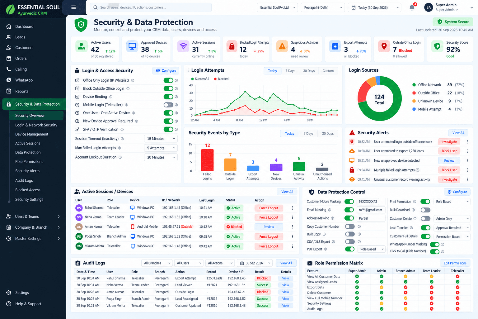 CRM Security Structure design preview